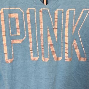 Victorias Secret Vintage Blue Pink Shirt M